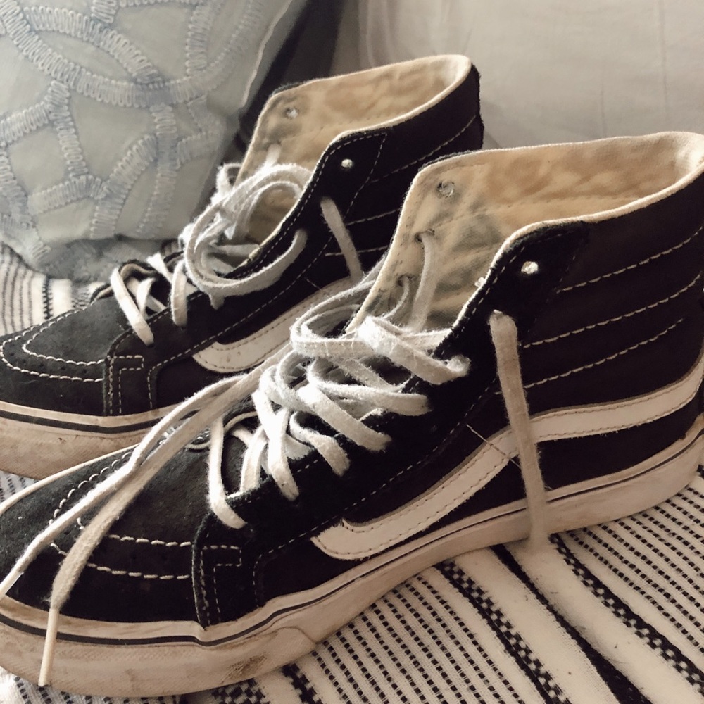 Black high top vans